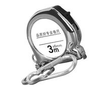 Zerodis 3meter Keychain Tape Measure, Accurate Delicate Compact Retractable Mini Portable Key Chain Measuring Tool Carabiner for Linear Measurement