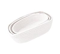 Zerodis 3pcs Woven Storage Baskets Cotton Rope Baskets Organizer with Natural Rustic Charm for Shelves Closet Pantry Toys (S M L)