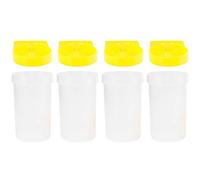 Zerodis 4 Pcs Bee Beehive Entrance Feeder, Durable Lightweight Bees Bowl Tool Non Safe Transparent Cup Kit Honey Beekeeping Drinking Equipment For