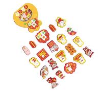 Zerodis 40 Sheets Cute Scrapbook Stickers with PVC and Paper Material for Scrapbook Diary Journaling Planner DIY Craft Album Notebook Laptop Phone Case