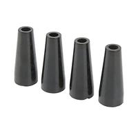 Zerodis 4Pcs Flux Gasless Nozzle, Phenolic Plastic, Lightweight Design, Enhanced Safety, MIG Torch Compatibility 100L