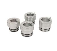 Zerodis 4Pcs Wheel Bearing Greaser Tool, Aluminum Alloy, Efficient Grease Distribution, Compatible with General ATV UTV Models