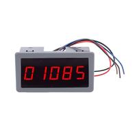 Zerodis 5 Digit DC Brushless Motor Tachometer, LED Display Motor Speed Meter with Hall Effect Sensor, Measuring RPM and RPS for Industrial and Applications