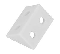Zerodis 50 Pcs Corner Braces, Multifunction Corner Bracket with Fine Craftsmanship Right Angle Brace Lightweight Angle Codes Bracket Shelf Support for Table Chair Cabinets