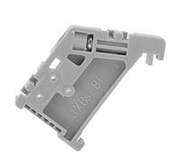 Zerodis 50 Pcs Terminal Block End Stopper, Screw Fixed End Terminal Fixing Block Fastener Multifunction End Stopper Bracket Mounting Clips for 35mm DIN Rail (Model 13)