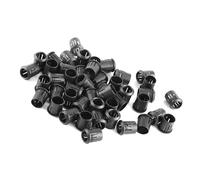 Zerodis 50pcs LED Diode Holder, 3mm 5mm 8mm 10mm Easy Installation Nylon Black LED Socket Replacement (10mm)