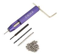 Zerodis 50Pcs Stainless Steel Thread Inserts Kit, Helical Steel Thread Inserts Kit with Installation Tool ST2.5 Tap & Tang Breaker Suitable for Aluminum Plastic