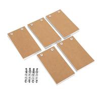 Zerodis 5Pcs Flip Book Kit with Separate Hand Painted Books and Screws Set for Children Drawing Tools Animation Creation LED Light Compatible Portable Art Supplies Kids Painting