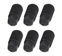 Zerodis 6Pcs Hardened Steel Nozzles 0.8mm High Temperature Kit for H2D 3D Printer, Glossy Non-Sticky Finish, Flat Design to Prevent Leakage and Compatible with Various Materials