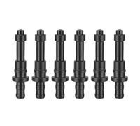 Zerodis 6PCS Milk Tube Connector Replacement, Plastic Coffee Machine Milk Intake Pipe Connector with Stable Suction Fit for Most Automatic Coffee Makers