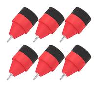 Zerodis 6pcs Soft Sponge Broadheads Tips for Archery, Easy to Assemble, Ideal for Standard Insertion, Safe for Children, Archery Foam Tipped Heads CS Game Practice