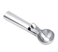 Zerodis 7 Inch Household Stainless Steel Ice Cream Scoop with Spring Release Mechanism Cream Dipper and Watermelon Baller Suitable for Home Kitchen Serving Fruit Dessert