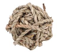 Zerodis 8Pcs Rabbit Chew Ball, Bunny Rolling Grass Balls Animal Teeth Grinding Gnawing Toy Pet Cage Entertainment Accessories for Chinchillas Hamsters Gerbil Hedgehog