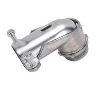 Zerodis 90 Degree Squeeze Connector 1/2 Inch Conduit Fitting Die Cast Zinc Alloy Squeeze to Connect for AC MC Flexible Metal Conduits