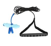 Zerodis Adjustable Bird Flying Training Harness Leash, Lightweight and Chew-resistant, Elastic Nylon, Suitable for Blue-crowned Hanging-parrots and Red-fronted Parakeet (S)