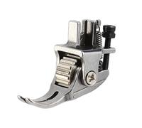 Zerodis Adjustable Roller Presser Foot for Thick Fabric & Leather, Snap On Low Shank Adapter, Compatible