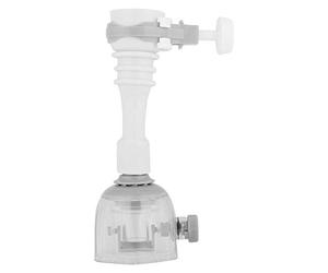 Zerodis Adjustable Splash-Proof Faucet Extender, Kitchen Sink Taps Rotatable Nozzle Filter, Water-Saving Tap Valve Faucet Extension (13cm, Gray)