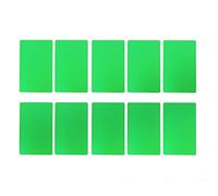 Zerodis Aluminum Business Name Card, Engraved, Abrasion-Resistant 50PCS, Thin & Lightweight, Long-Lasting Material, Personalized Touch, Versatile Design, Compact, Wallet, for (Green)