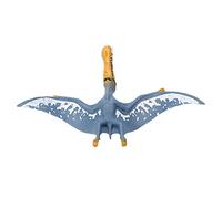 Zerodis Ancient Magic Pterosaur Toy, Blue Plastic Real Flying Dinosaur Model for Kids, 8.86 Inch Educational Pterodactyl Figure with Flexible Wings for Play and Party Favors