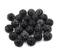 Zerodis Aquarium Filter Material, 50Pcs Bio Balls Filter Media Fish Tank Biochemical Filter Material with Cotton for Fish Tank Pond(56mm)