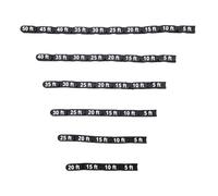 Zerodis Articulated Chain Ruler, ABS Material Flexible Game Ruler for Measuring Curves Corners Complex Terrains Tabletop Games