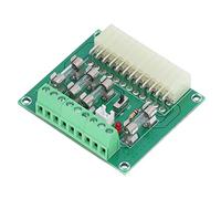 Zerodis ATX Power Adapter Board, Compact Design with Toggle Switch, 24PIN 20PIN Computer Power Supply Module for Desktop Electronics