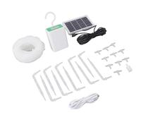 Zerodis Automatic Garden Watering System, Solar Powered Plant Waterer with Timer and Animal Deterrent, ABS Irrigation Kit for Garden Yard Outdoor Plants