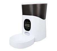 Zerodis Automatic Pet Feeder 5L Timer Cat Dog Food Dispenser with Battery Backup Voice Recording Up to 6 Meals Daily for Small Pets