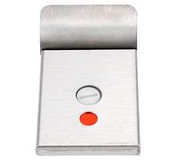 Zerodis Bathroom Toilet Privacy Door Lock, Zinc Alloy Stainless Steel Vacant Engaged Indicator, with Screw Fittings, for Public Restroom Airport Station Hospital