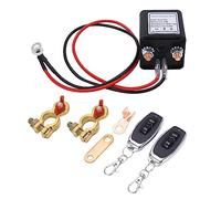 Zerodis Battery Disconnect Control, 12V 240A Remote Battery Switch with LED Digital Voltmeter Display Smart Voltage Control Battery Switch for CR2016 Battery Model