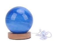 Zerodis Bedside Nightstand Lamp, Stepless Dimming Reading Light Modern Small Table 3 Color Temperature Adjustable Desk Lamps Compact Ball Shape Lights for Bedroom