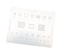 Zerodis BGA Reballing Stencil Template CPU Reball Universal Stencils Stainless Steel Anti-Sticking High Temp Resistant for Snapdragon 888 SM8350 Xyn2100 + Ultra G998U G996U Z