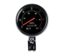 Zerodis Bicycle Accessories Accurate Universal Round Cycling Odometer with High Reliability Design for 26 28 29 27.5 Inch Cycle Cycle Mechanical Speedometer