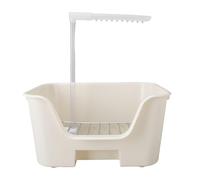 Zerodis Bird Bathtub, Electric Bird Bath Tub Water Fountain with Automatic Water Circulation Compact Size Comfortable Mini Pool Shower Waterfall for Home Small Pet