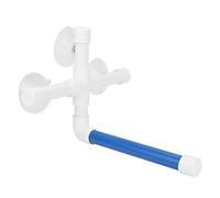 Zerodis Bird Cleaning Grooming Tools Plastic Tube Stand With Suction Cups Accessories For Lovebirds And Cockatoos Provides Safe Bathing Experience Bird Shower Perches
