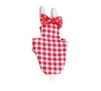Zerodis Bird Diapers Nan Large Red Plaid, Cotton Material, Adjustable Strap, Soft and Comfortable Design for Parrots and Budgies (25.5cm Red Plaid)