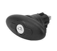 Zerodis Cabin Door Lock, Compact Truck Cap Lock Latch with 2 Keys Stable Structure Locking Mechanism Secure Hardware Compatible with 1 to 35mm for Campers RV Owners