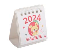 Zerodis Calendars Small Cute Space Saving Durable Paper Easy to with Innovative Design for Home Decor Organization Mini Desk Calendar 2024