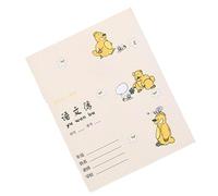 Zerodis Cartoon Exercise Notebook Portable Primary School Writing Notebook with Smooth Paper for Home School Kindergarten (Chinese)