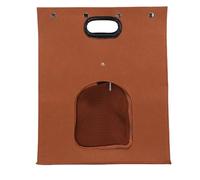 Zerodis Cat Daily Goods Carrier and Sleeping Bag Portable Removable Design with Handy Easy Clean for Cats Dogs Home Decoration Felt Cat Cave Bed Pet (Chocolate)