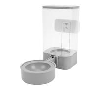 Zerodis Cat Daily Goods Water Bottle 28oz Automatic Guinea Pig Water Dispenser No Drinking Feeder Small Animal Cage Feeder Bowl for Bunny Chinchilla Hedgehog Ferret Hanging (Gray)