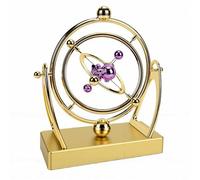 Zerodis Celestial Orbit Perpetual Motion Machine, ABS Three Dimensional Swing Motion Battery Powered 3D Space Educational Physics Model for Home Office