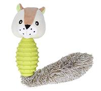 Zerodis Chew Toys for Teeth Cleaning Interactive Plush Animal Toy with TPR Chewable Material for Anxiety Relief Training Indoor Outdoor Dog Toys (seal(green))