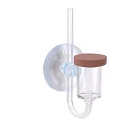 Zerodis CO2 Atomizer Diffuser Acrylic Aquarium Carbon Dioxide Transparent Bubble Counter Refiner Fish Tank Water Plants (S)