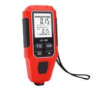 Zerodis Coating Thickness Gauge, Paint Thickness Meter with Automatic Calibration, Anti Slip Design 1μm Resolution for Vehicle Detection Wall Inspection and Industrial Use (Red)