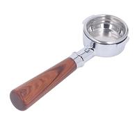 Zerodis Coffee Products 54mm Coffee Portafilter Aluminum Espresso Machine Alloy 2 Ears Bottomless Portafilter Handle with Single Layer Filter Screen 54mm (A1 Siam Rosewood)