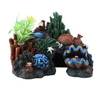 Colorful Artificial Sea Coral Reef Ornament Resin Cave Decor Aquatic Miniatures Landscape for Fish Tank Aquarium Decors
