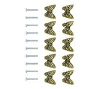 Zerodis Craft Materials Drawer Handle Cute Shape Cabinet Hardware Pull with Screw Ergonomic Design Shiny Furniture Knobs for Kitchen and Bathroom 14.1x11.8x6.7 in Cabinet Knob Zinc Alloy (#1)
