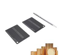Zerodis Crypto Phrase Storage Plates 24 Word, Aluminum Alloy Fireproof Metal Backup for BIP39 Hardware Cold Wallet with Alloy Steel Pen, for Bitcoin Seed Storage