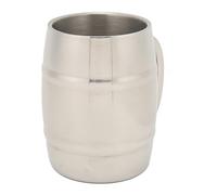 Zerodis Cups Steel Double Layer Tea Cup with Handle for Beer Beverage Drink Home Kitchen Travel Outdoor Use Coffee Mug 450ml Stainless